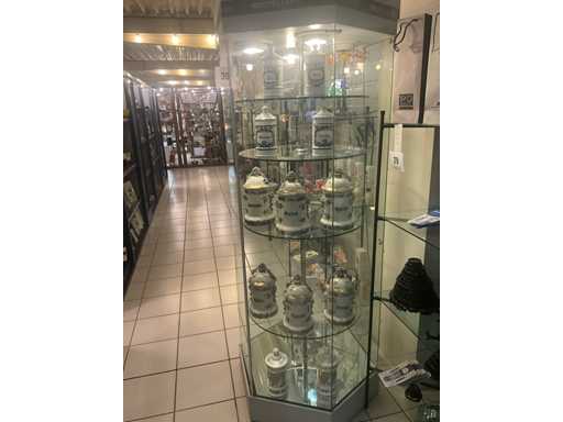 Diverse antieke apotheekpotten (12x)