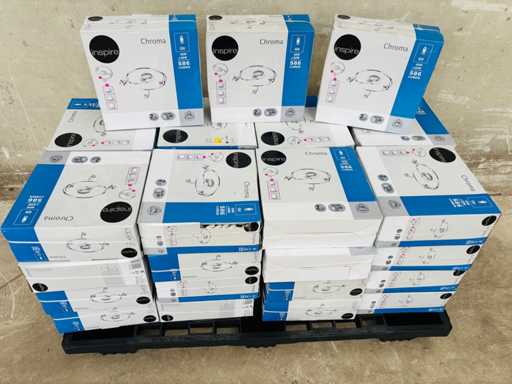 INSPIRE Chroma (x20) - Plafondlamp met 3 spotlights - lampen inbegrepen