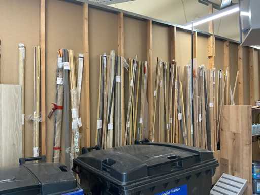 Série de différentes plinthes