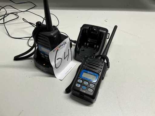ICom IC-M87 ATEX portofoon (2x)