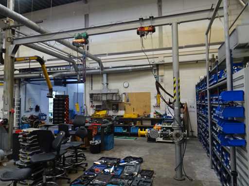 Teststand inklusive 2x Heben