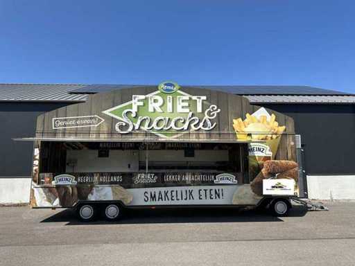 Rimorchio / food truck Drowa DR350312 French Fries con grande camera frigorifera, WT-ZH-10