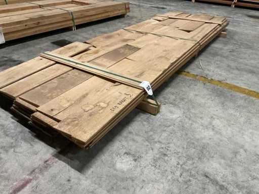 Eiken Zweeds rabat delen 20x160 mm (22x)