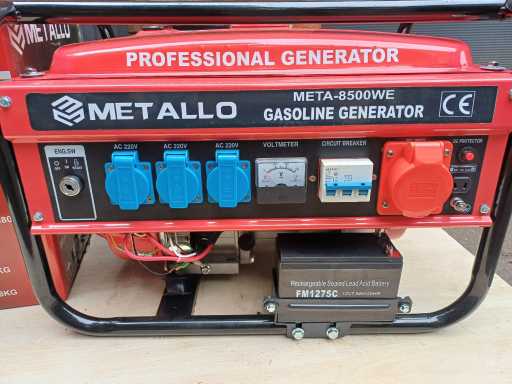 Metallo META-8500WE Power Generator