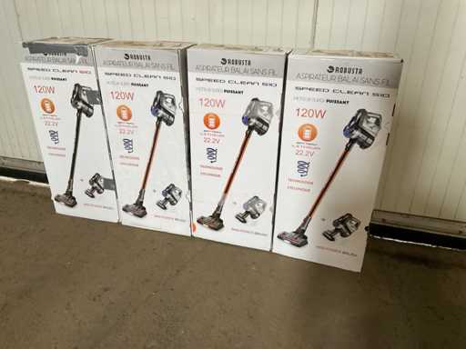 Robusta speed clean S10 steelstofzuiger (4x)