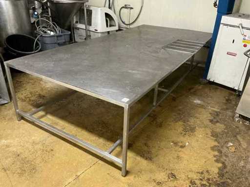 Stainless steel work table
