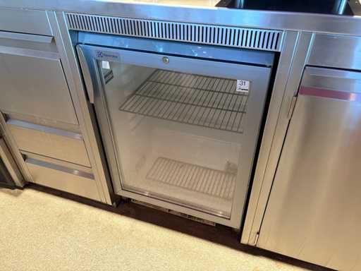 Electrolux - Réfrigérateur à porte en verre