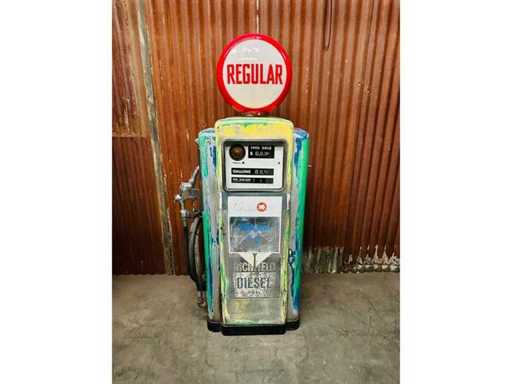 Pompe à essence Union 76 Wayne de 1948 Patine d’origine. - Decorative object