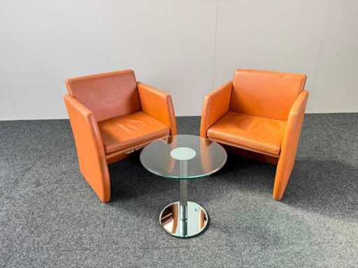Fauteuil en cuir - Fauteuils (2x)