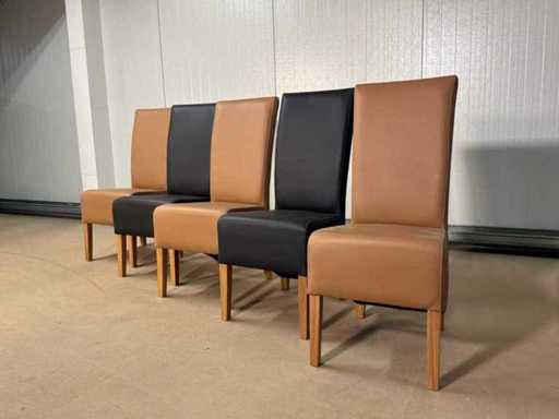 Earth Leather Esszimmerstuhl (5x)