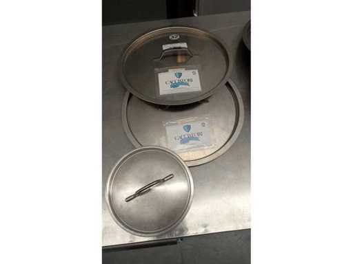 Edelstahldeckel (2x)