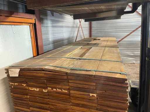 Guyana Ipé planken geschaafd 3000-3500x190x18mm (66x)