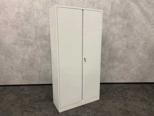 High steel 2-door cabinet with key