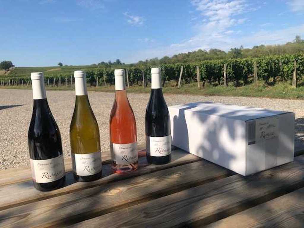 Sale of 4440 bottles of sparkling wine, red wine, white wine and rosé wine from "Domaine de Riousse" year 2019
