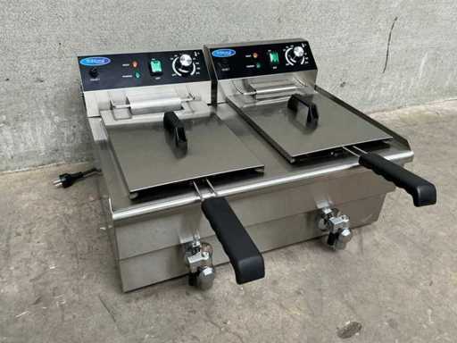 Dubbele elektrische friteuse