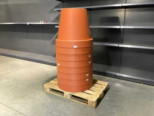 Pot de fleurs en terre cuite (8x)