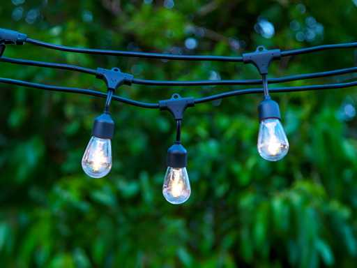 10 meters E27 Waterproof Fairy Lights cable connectable (8x)