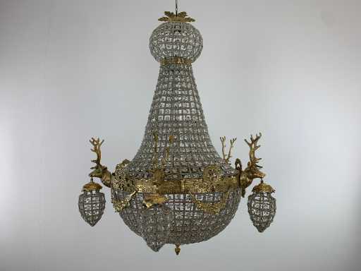 Lamp? suspendat? cu capete de c?prioar?