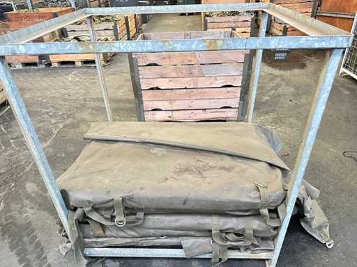 Podea cort din lemn de petrecere pentru cort militar