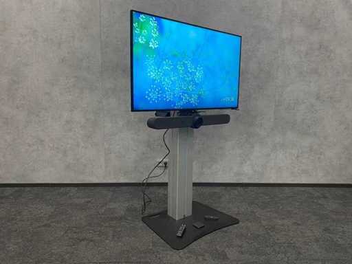 Samsung QM55B - Sistema di videoconferenza 4K UHD da 55" con sollevamento