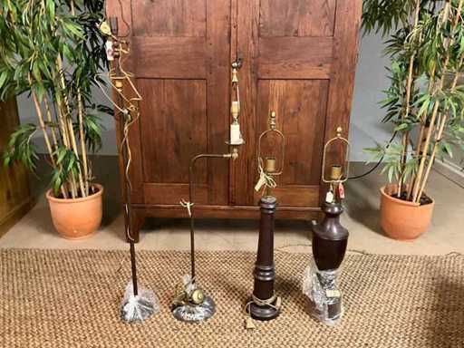 Série de lampes variées (4x)