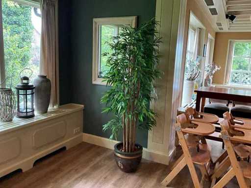 Artificial plant in pot