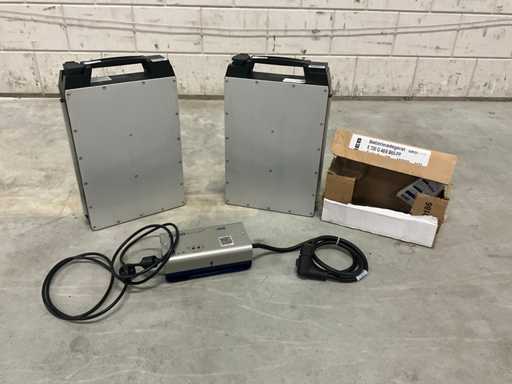 Batteria per biciclette Cleantron Bata0039C1 1852Wh (2x)