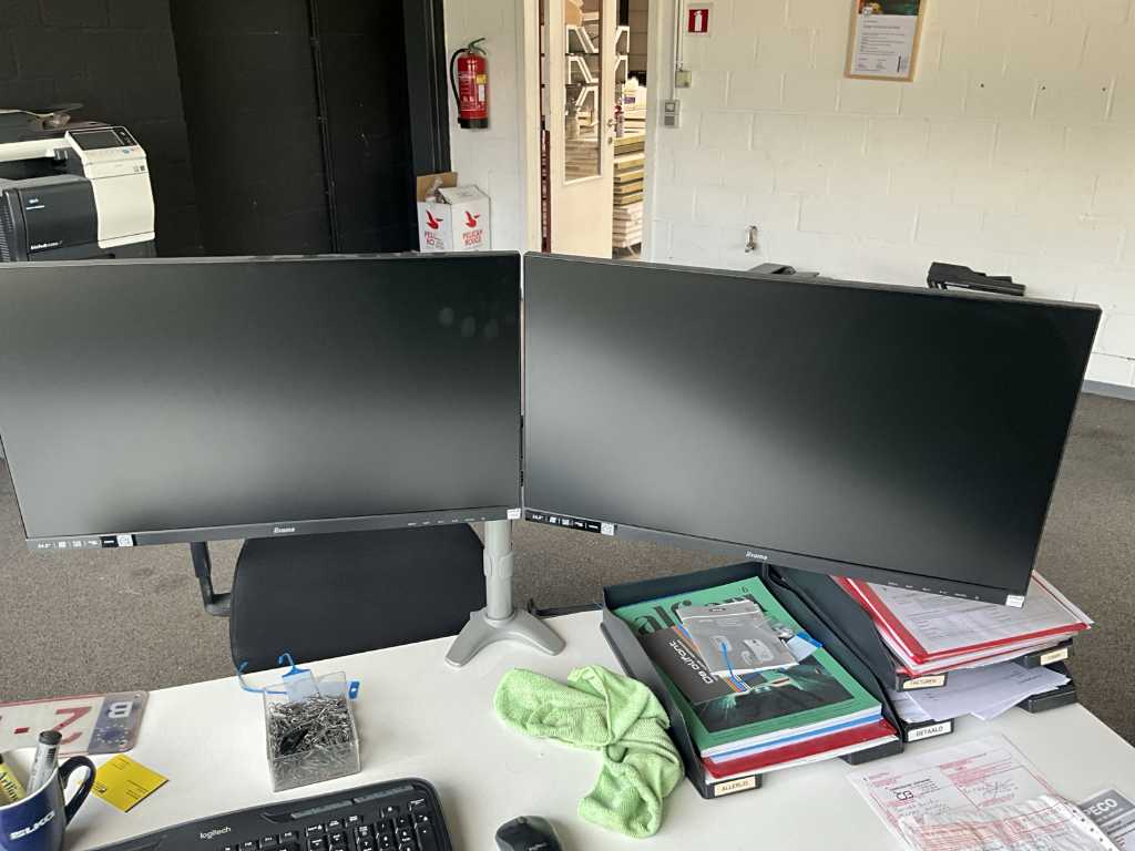 2 x moniteur IIYAMA PL2592H