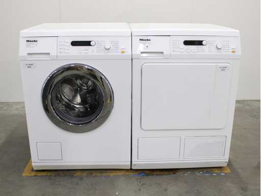 Lavatrice Miele W 5723 SoftCare System & Miele T 8827 WP SoftCare System EcoComfort Asciugatrice
