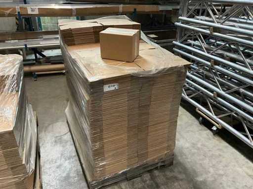 Faltkarton – Wellpappe Braun – 760 Stück – 200 X240 X 180 mm groß