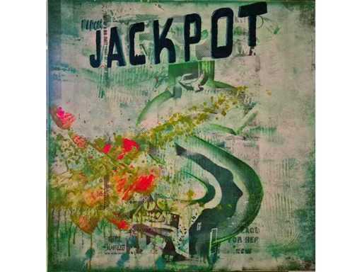 Starck - Acrylique/techniques mixtes sur toile - 70 x 70 cm.