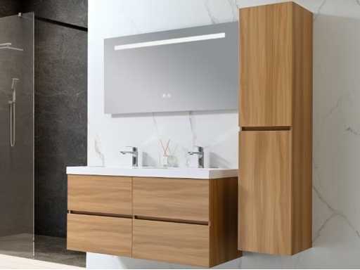 Bathroom furniture set - Vonato - Naturis 120 - 0 - 2-Person 120 cm