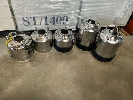 SARTORIUS/ ALLOY PRODUCT Zestaw 5 b?bnów czyszcz?cych ze stali nierdzewnej