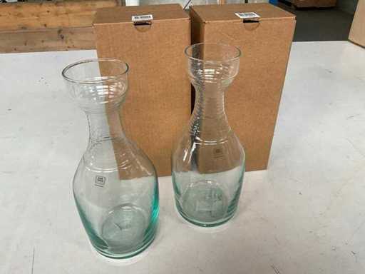 Fair Trade karaf Pila +/- Ø12,5 x 28 cm hoog (144x)