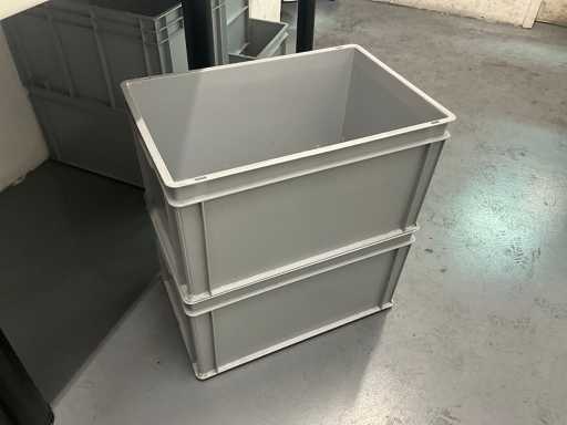 6 Bacs empilables/bacs de rangement