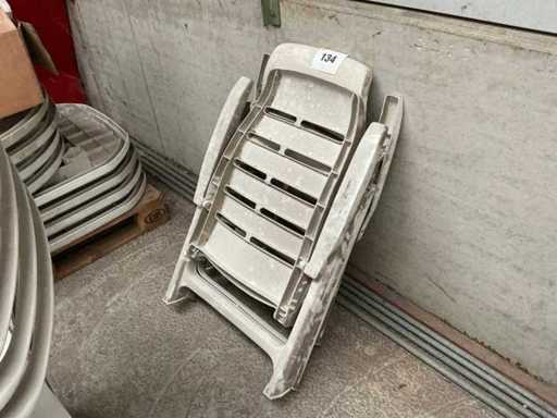 Sun lounger for garden (2x)