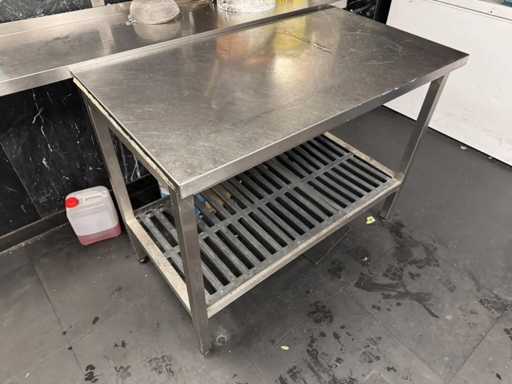 Table de travail en acier inoxydable