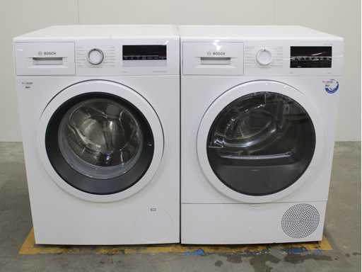 Bosch Serie|4 EcoSilence Drive Wasmachine & Bosch Serie|6 Wasdroger