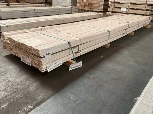 Plintă de molid dreaptă 12x55 mm