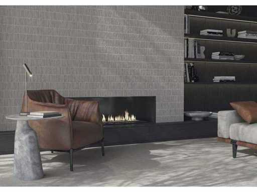 Wall tile 28.8m2 Pierre Greige 40x120cm