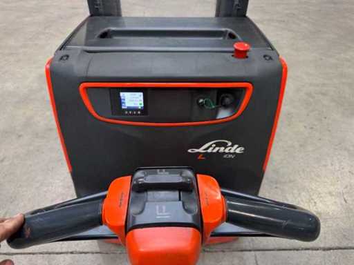 Service 2018 + UVV 04/2027 Linde L14 1,400 kg Lithium LI-ION 414 cm Échelle Empileuse de Camions Palettes 2,555 heures