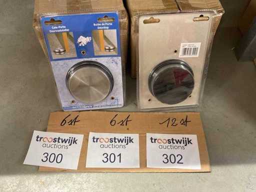 6 Edelstahl-Türverschlüsse