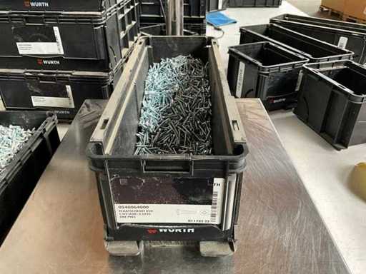 Würth 5,54 kg Stellen Sie die Schraube 3,5 x 25 in einen stapelbaren Behälter