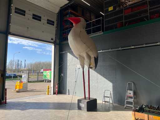 Ooievaar opblaasbaar