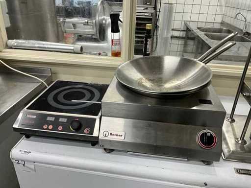 Inductie cooker en wok