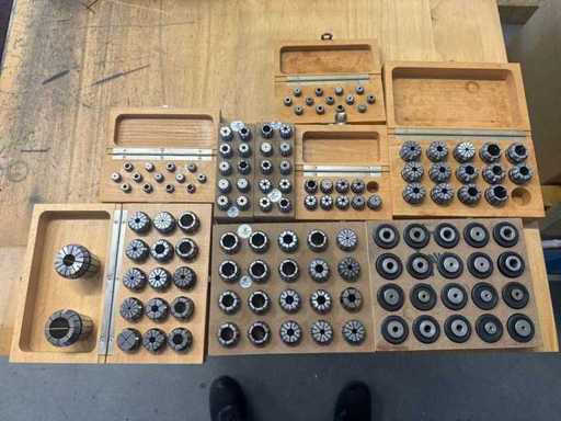 Lot of various collets