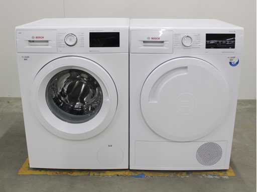 Bosch Series|6 i-Dos EcoSilence Drive Washing Machine & Bosch Series|6 SelfCleaning Condenser Dryer