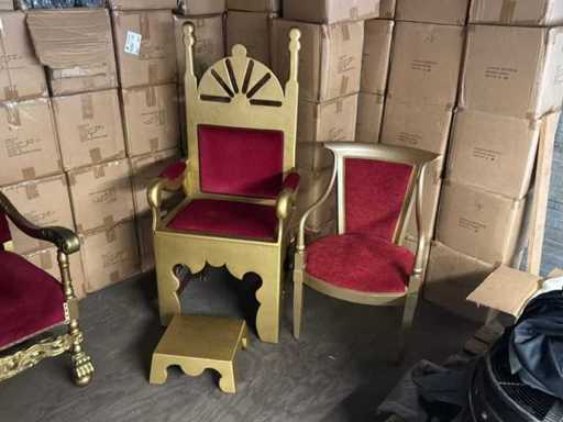 Krzesło tronowe (2x)