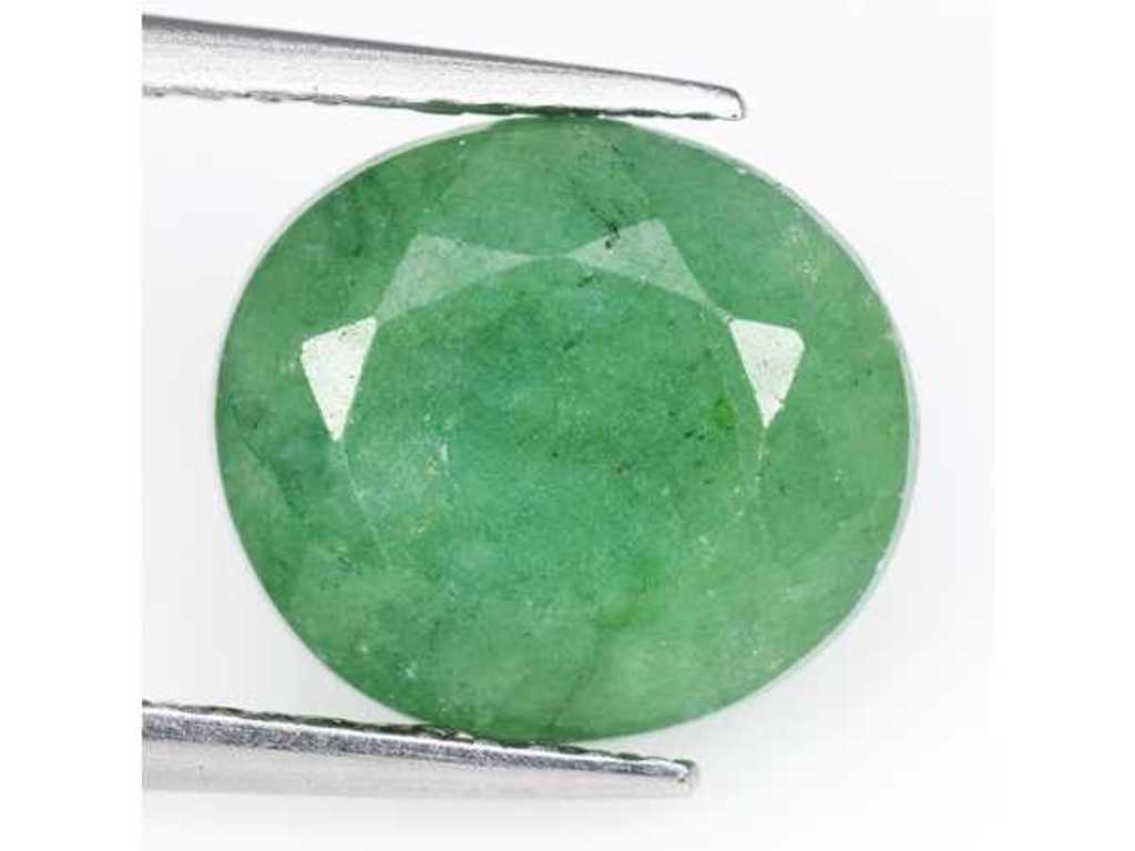 Natural Beryl (Green - Emerald type) 3.98 Carat