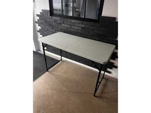 Mese pliabile 120 cm (2x)